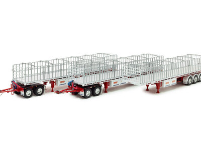 Drake collectibles Drake Triple road train trailer + 3 axle +2 dolly's - 2 axle DAWSON'S HAULAGE