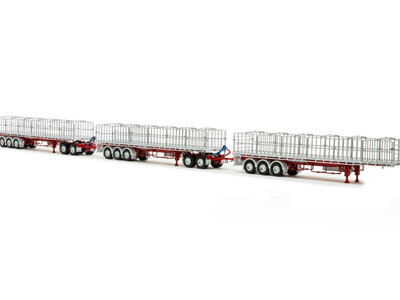 Drake collectibles Drake Triple road train trailer + 3 axle +2 dolly's - 2 axle DAWSON'S HAULAGE