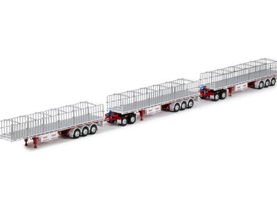 Drake collectibles Drake Triple road train trailer + 3 axle +2 dolly's - 2 axle DAWSON'S HAULAGE