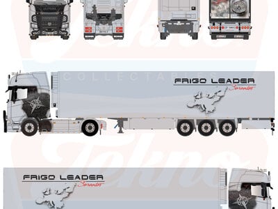 Tekno Tekno Scania NGS Highline 4x2 met 3-assige koeloplegger SARANTOS