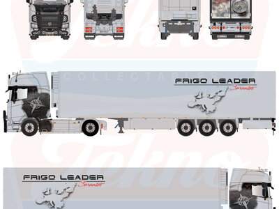 Tekno Tekno Scania NGS Highline 4x2 with 3-axle reefer trailer SARANTOS
