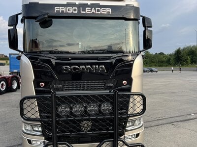 Tekno Tekno Scania NGS Highline 4x2 met 3-assige koeloplegger SARANTOS