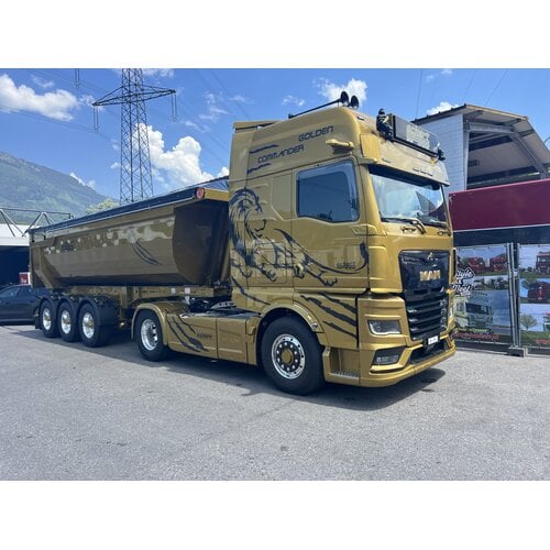 Tekno Tekno MAN TGX GX 4x2 met 3-assige Meiller kipper ECKERT