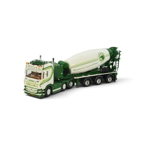 Tekno Tekno Scania Next Gen R530-V8 met betonmixer oplegger PATRICK VAN DER HOEVEN