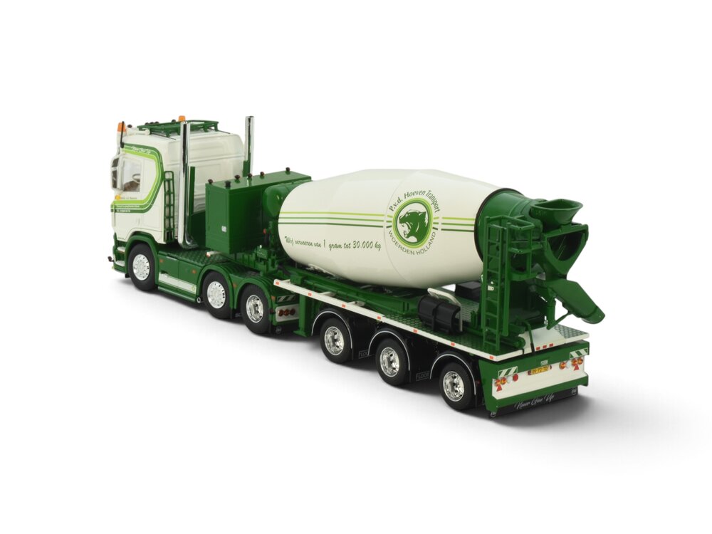Tekno Tekno Scania Next Gen R530-V8 met betonmixer oplegger PATRICK VAN DER HOEVEN