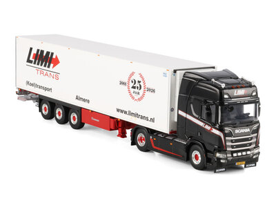 WSI WSI Scania R Highline 4x2 met 3-as koeloplegger LIMI TRANS