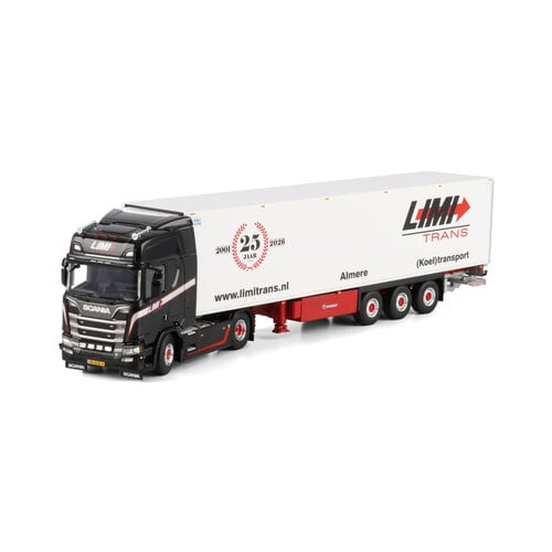 WSI WSI Scania R Highline 4x2 met 3-as koeloplegger LIMI TRANS