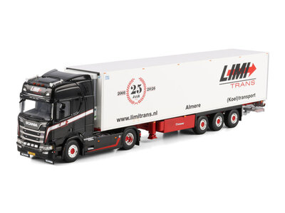 WSI WSI Scania R Highline 4x2 met 3-as koeloplegger LIMI TRANS