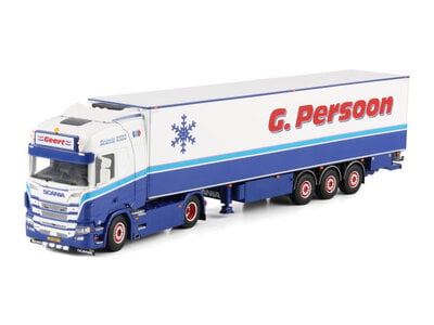 WSI WSI Scania R Highline 4x2 met 3-as koeloplegger G. PERSOON