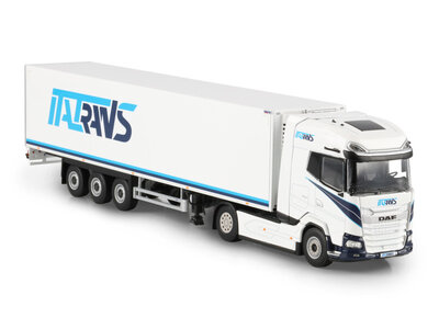 WSI WSI DAF XG+ 4x2 with 3-axle reefer trailer ITALTRANS SPA