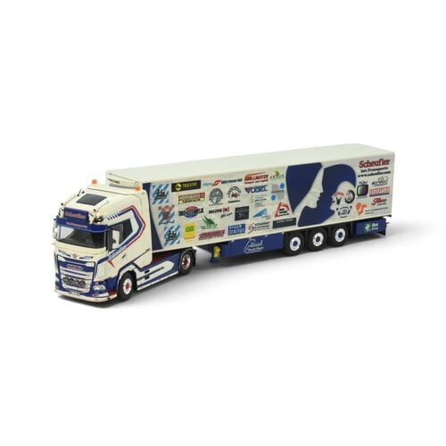 Tekno Tekno DAF XG+ 4x2 met 3-assige koeloplegger SCHEUFLER SPENDENTRUCK 2025