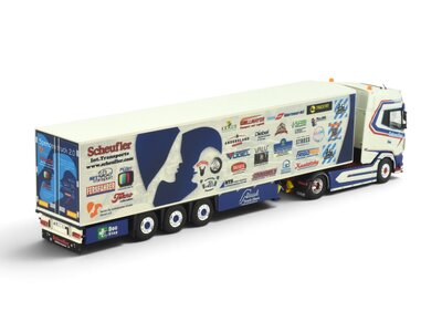 Tekno Tekno DAF XG+ 4x2 with 3-axle reefer trailer SCHEUFLER SPENDENTRUCK 2025