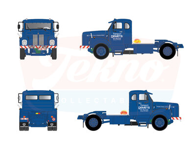 Tekno Tekno Scania Vabis L76 4x2 trekker DEMETS