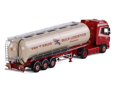 Cavallino Cavallino DAF XG+ 4x2 met 3-as bulkoplegger VAN 'T KRUIS