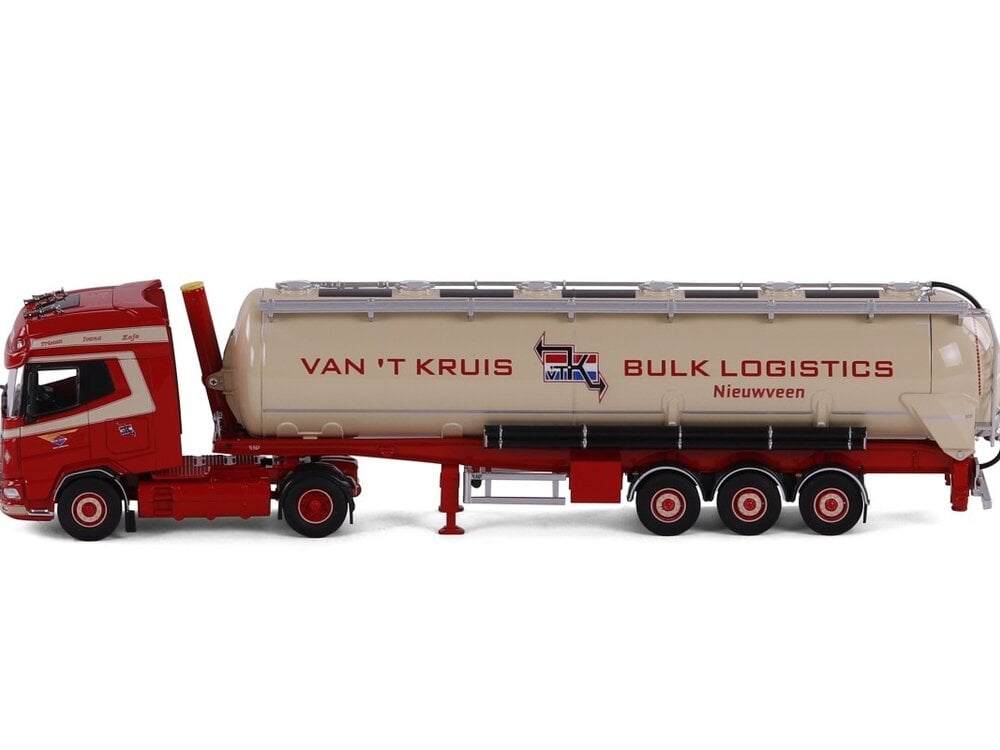 Cavallino Cavallino DAF XG+ 4x2 met 3-as bulkoplegger VAN 'T KRUIS