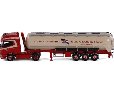 Cavallino Cavallino DAF XG+ 4x2 met 3-as bulkoplegger VAN 'T KRUIS