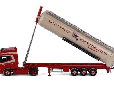 Cavallino Cavallino DAF XG+ 4x2 met 3-as bulkoplegger VAN 'T KRUIS