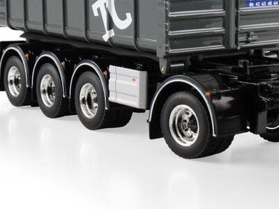 WSI WSI Scania R Highline 6x2 riged truck with hooklift system with 4-axle hooklift container trailer + 15m3 container TC-TRADING