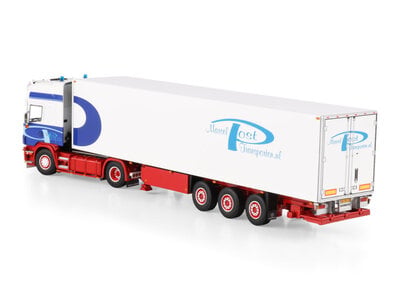 WSI WSI Scania 4-serie Topline 4x2 met 3-assige koeloplegger MARCEL POST