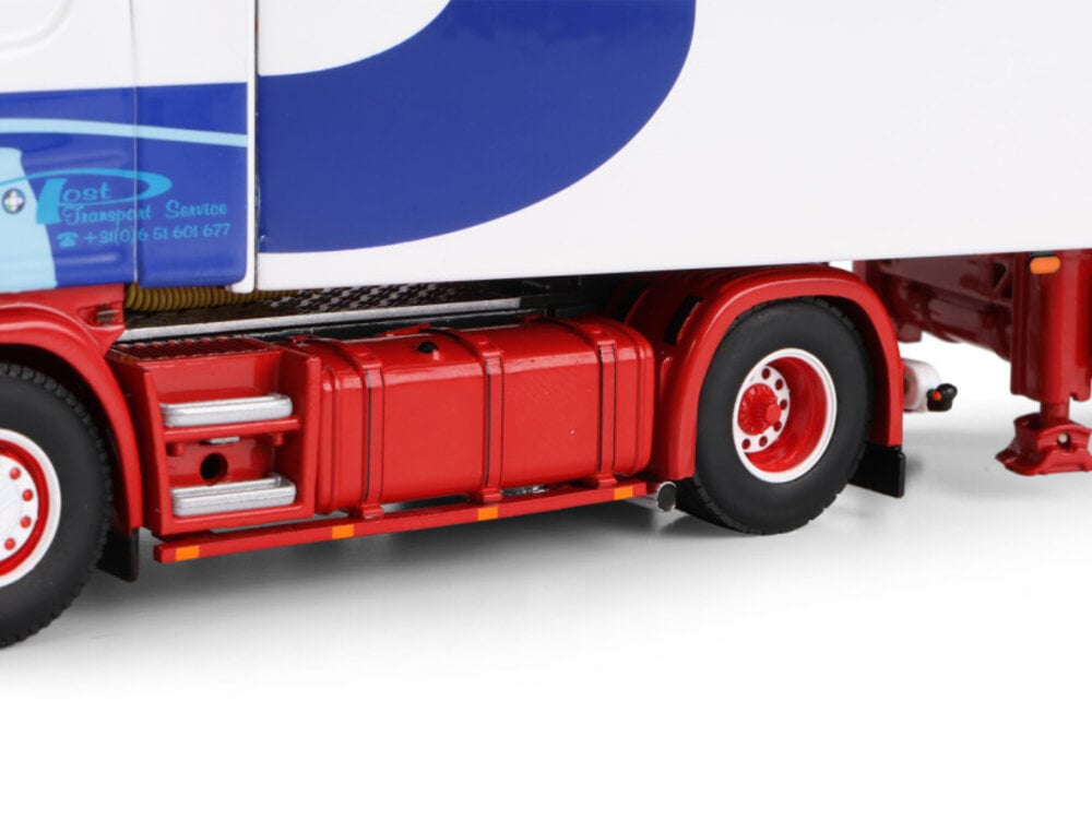 WSI WSI Scania 4-serie Topline 4x2 met 3-assige koeloplegger MARCEL POST