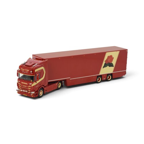Tekno Tekno Scania Next Gen R530 Highline with 2-axle flower trailer FLEURS VAN DEN EIJKEL
