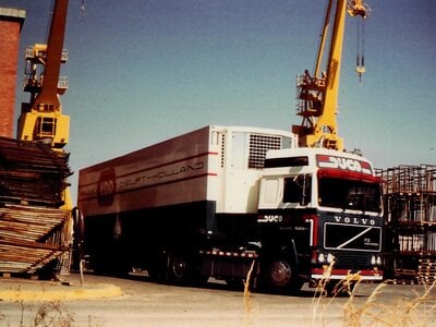 Tekno Tekno Volvo F12 met 3-as klassieke koeloplegger DIJCO