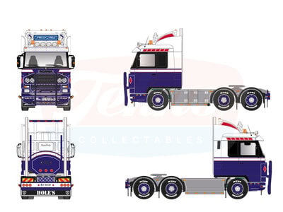 Tekno Tekno Scania 143 Streamline 6x2 sleepas trekker FRANK HOLE