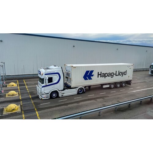 Tekno Tekno Scania NGR Highline 4x2 trekker met 3-assig containerchassis SVEN BOEKESTIJN