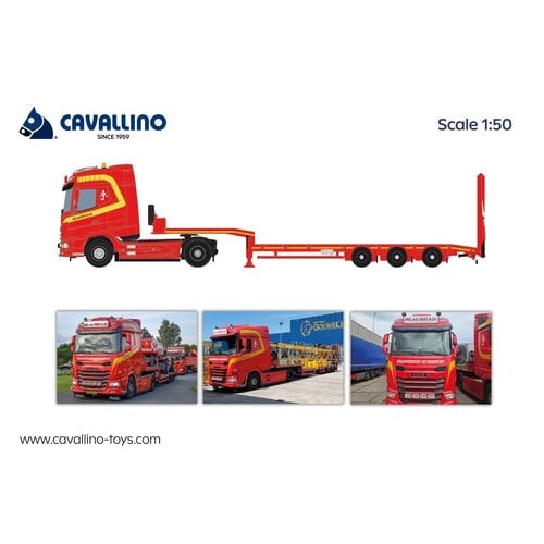 Cavallino Cavallino DAF XG met 3-as semi dieplader JAC V.D. VEGT