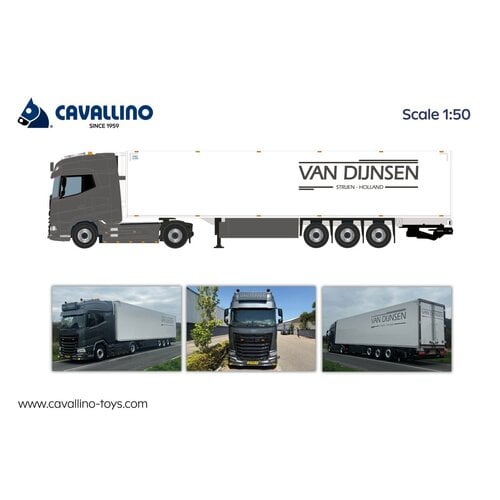 Cavallino Cavallino DAF XG+ met 3-as koeloplegger VAN DIJNSEN TRANSPORT