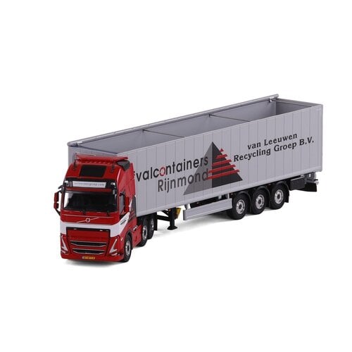 Cavallino Cavallino Volvo FH5 Glob. 4x2 met 3-as schuifvloeren oplegger VAN LEEUWEN RECYCLING
