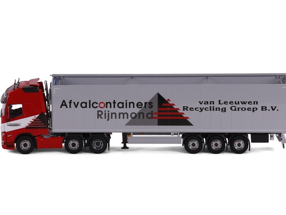 Cavallino Cavallino Volvo FH5 Glob. 4x2 met 3-as schuifvloeren oplegger VAN LEEUWEN RECYCLING
