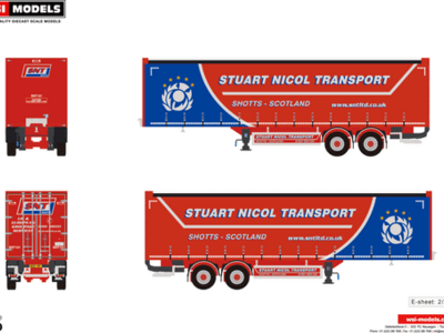 WSI WSI 2-axle city trailer SNT Stuart Nicol Transport