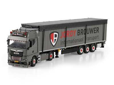 WSI WSI MAN TGX GX 4x2 + 3-axle volume trailer JORDY BROUWER TRANSPORT