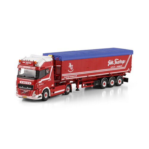 WSI WSI Volvo FH aero Globetrotter XL 4x2 with 3-axle tipper volume trailer JOHS. TOUSTRUP