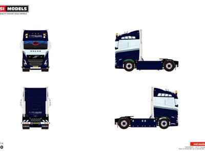 WSI WSI Volvo FH5 Globetrotter 4x2 D. VAN LEEUWEN