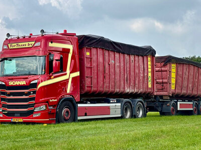 WSI WSI Scania R Highline 6x2 with 3-axle combi container truck with hooklift system + 2x 40m3 container TOP TRANS B.V.