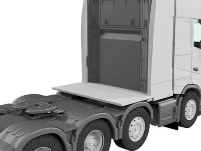Tekno Tekno Volvo FH Aero Globetrotter XL 8x4 with tag axle TRACTOR KIT