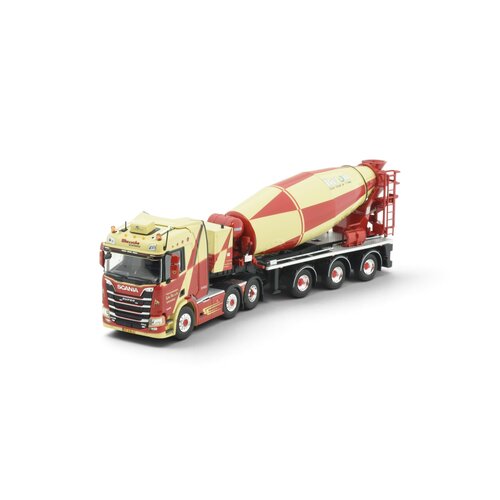 Tekno Tekno Scania NGR met 3-assige betonmixer MUSSCHE TRANSPORT