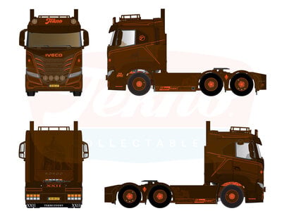 Tekno Tekno Iveco S-Way low roof 6x2 tractor TEKNO EVENT 2027