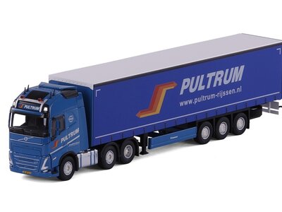 Cavallino Cavallino Volvo FH5 Glob. 6x2 with 3-axle curtainside trailer PULTRUM