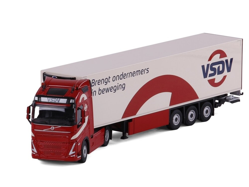 Cavallino Cavallino Volvo FH5 Globetrotter 4x2 with 3-axle reefer trailer VAN STRAALEN DE VRIES