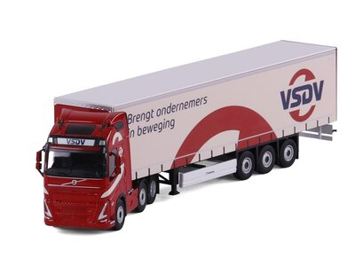 Cavallino Cavallino Volvo FH5 Globetrotter 6x2 with 3-axle reefer trailer VAN STRAALEN DE VRIES