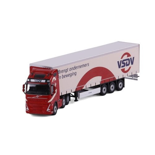 Cavallino Cavallino Volvo FH5 Globetrotter 6x2 with 3-axle reefer trailer VAN STRAALEN DE VRIES