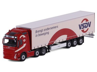 Cavallino Cavallino Volvo FH5 Globetrotter 6x2 with 3-axle reefer trailer VAN STRAALEN DE VRIES