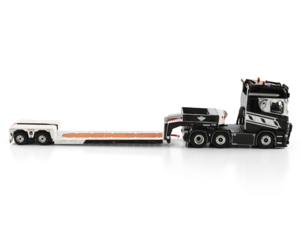 WSI WSI Scania S Highline 6x2 met 2-assige twin steer euro PX dieplader BEGHETTO