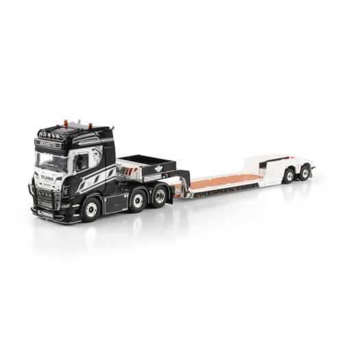 WSI WSI Scania S Highline 6x2 met 2-assige twin steer euro PX dieplader BEGHETTO