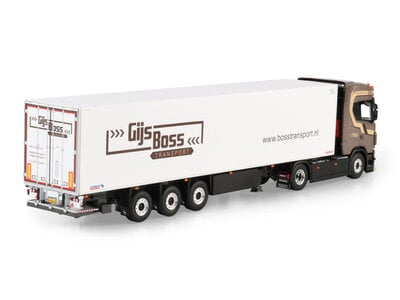 WSI WSI Scania S Highline 4x2 met 3-as koeloplegger GIJS BOSS