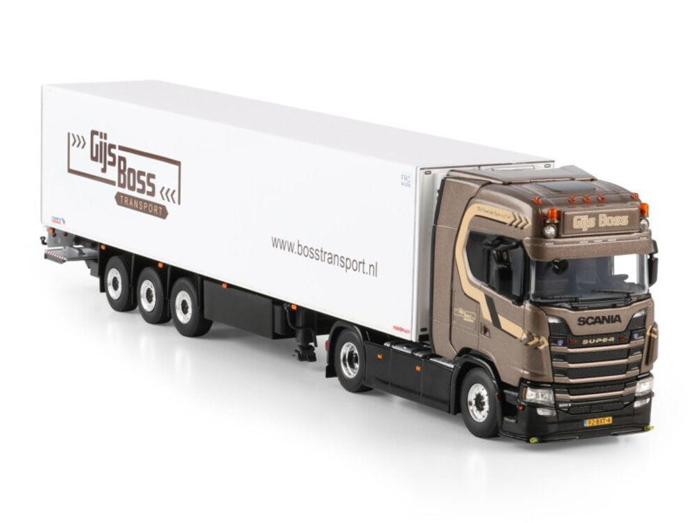 WSI WSI Scania S Highline with 3-axle reefer trailer GIJS BOSS