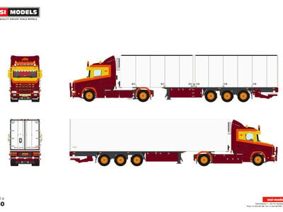 WSI WSI Scania 4-serie torpedo low roof 4x2  koeloplegger A. FISCHER